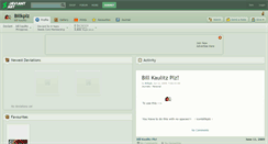 Desktop Screenshot of billkplz.deviantart.com