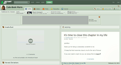 Desktop Screenshot of cute-book-worm.deviantart.com