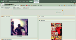 Desktop Screenshot of doubleragnarok.deviantart.com