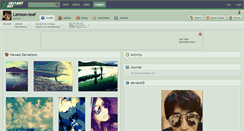 Desktop Screenshot of lennon-leaf.deviantart.com