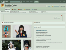 Tablet Screenshot of kawaiikonphotos.deviantart.com