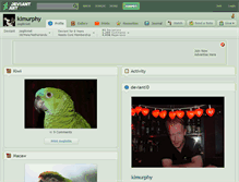 Tablet Screenshot of klmurphy.deviantart.com