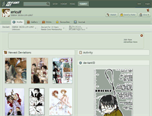 Tablet Screenshot of ericulf.deviantart.com