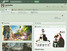 Tablet Screenshot of cakeselfish.deviantart.com