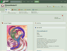 Tablet Screenshot of princesspanda-01.deviantart.com