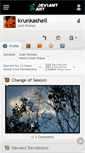 Mobile Screenshot of krunkashell.deviantart.com
