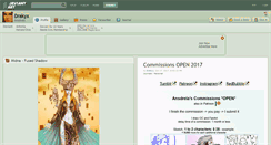 Desktop Screenshot of drakyx.deviantart.com