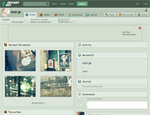 Tablet Screenshot of moi-je.deviantart.com