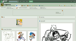 Desktop Screenshot of maggiekarp.deviantart.com