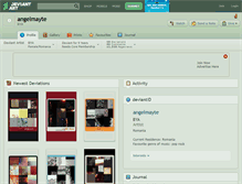 Tablet Screenshot of angelmayte.deviantart.com