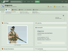 Tablet Screenshot of dragunova.deviantart.com