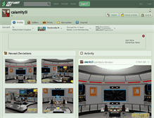 Tablet Screenshot of calamitysi.deviantart.com