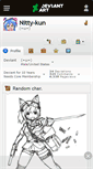 Mobile Screenshot of nitty-kun.deviantart.com