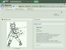 Tablet Screenshot of nitty-kun.deviantart.com