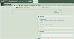 Desktop Screenshot of moose-sama.deviantart.com