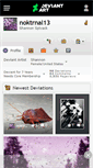 Mobile Screenshot of noktrnal13.deviantart.com