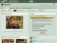 Tablet Screenshot of cyberalbi.deviantart.com
