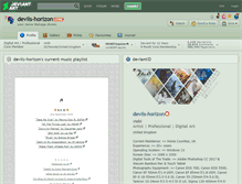 Tablet Screenshot of devils-horizon.deviantart.com