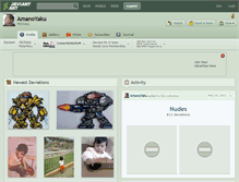 Tablet Screenshot of amanoyaku.deviantart.com