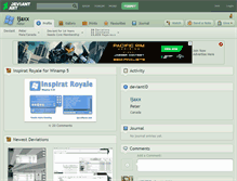 Tablet Screenshot of ijaxx.deviantart.com