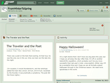Tablet Screenshot of fromwintertospring.deviantart.com