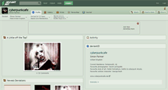 Desktop Screenshot of cyberpunkcafe.deviantart.com