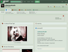 Tablet Screenshot of cyberpunkcafe.deviantart.com