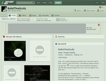 Tablet Screenshot of bullettimescully.deviantart.com