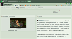 Desktop Screenshot of dreadmaster231.deviantart.com