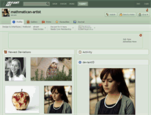 Tablet Screenshot of mathmatican-artist.deviantart.com