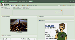 Desktop Screenshot of muddogg.deviantart.com