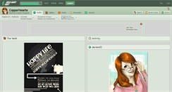 Desktop Screenshot of copperhearte.deviantart.com