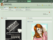 Tablet Screenshot of copperhearte.deviantart.com