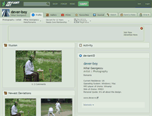 Tablet Screenshot of dever-boy.deviantart.com