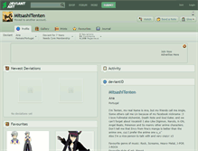 Tablet Screenshot of mitsashitenten.deviantart.com