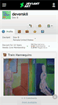 Mobile Screenshot of deverskii.deviantart.com