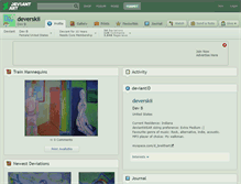 Tablet Screenshot of deverskii.deviantart.com
