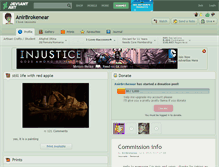 Tablet Screenshot of anirbrokenear.deviantart.com