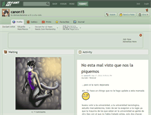 Tablet Screenshot of canon15.deviantart.com