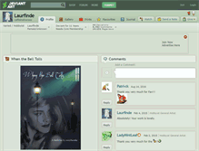 Tablet Screenshot of laurfinde.deviantart.com