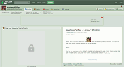 Desktop Screenshot of masterofslifer.deviantart.com
