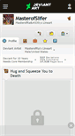 Mobile Screenshot of masterofslifer.deviantart.com