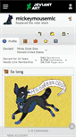 Mobile Screenshot of mickeymousemic.deviantart.com