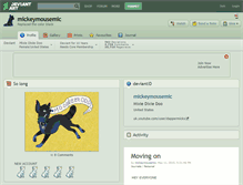 Tablet Screenshot of mickeymousemic.deviantart.com