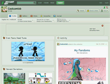 Tablet Screenshot of coolcomixb.deviantart.com