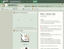 Tablet Screenshot of lilynette-fc.deviantart.com