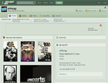 Tablet Screenshot of eworap.deviantart.com