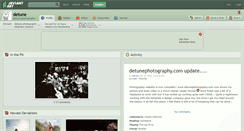 Desktop Screenshot of detune.deviantart.com