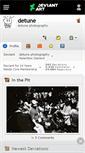 Mobile Screenshot of detune.deviantart.com