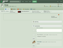 Tablet Screenshot of kwue.deviantart.com